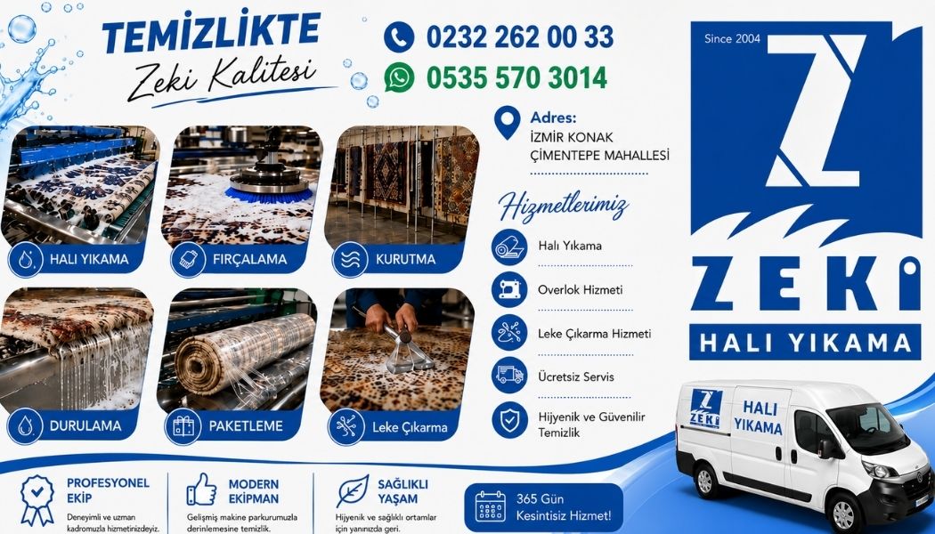 Konak Çimentepe Mahallesi Halı Yıkama Süreçleri ve Derinlemesine Dezenfeksiyon Analizi